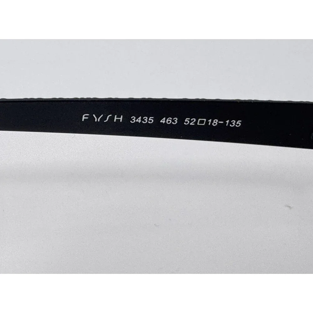 FYSH 3435 463 Eyeglass Frames Only 52-18-135 Red Black Urban Eyewear